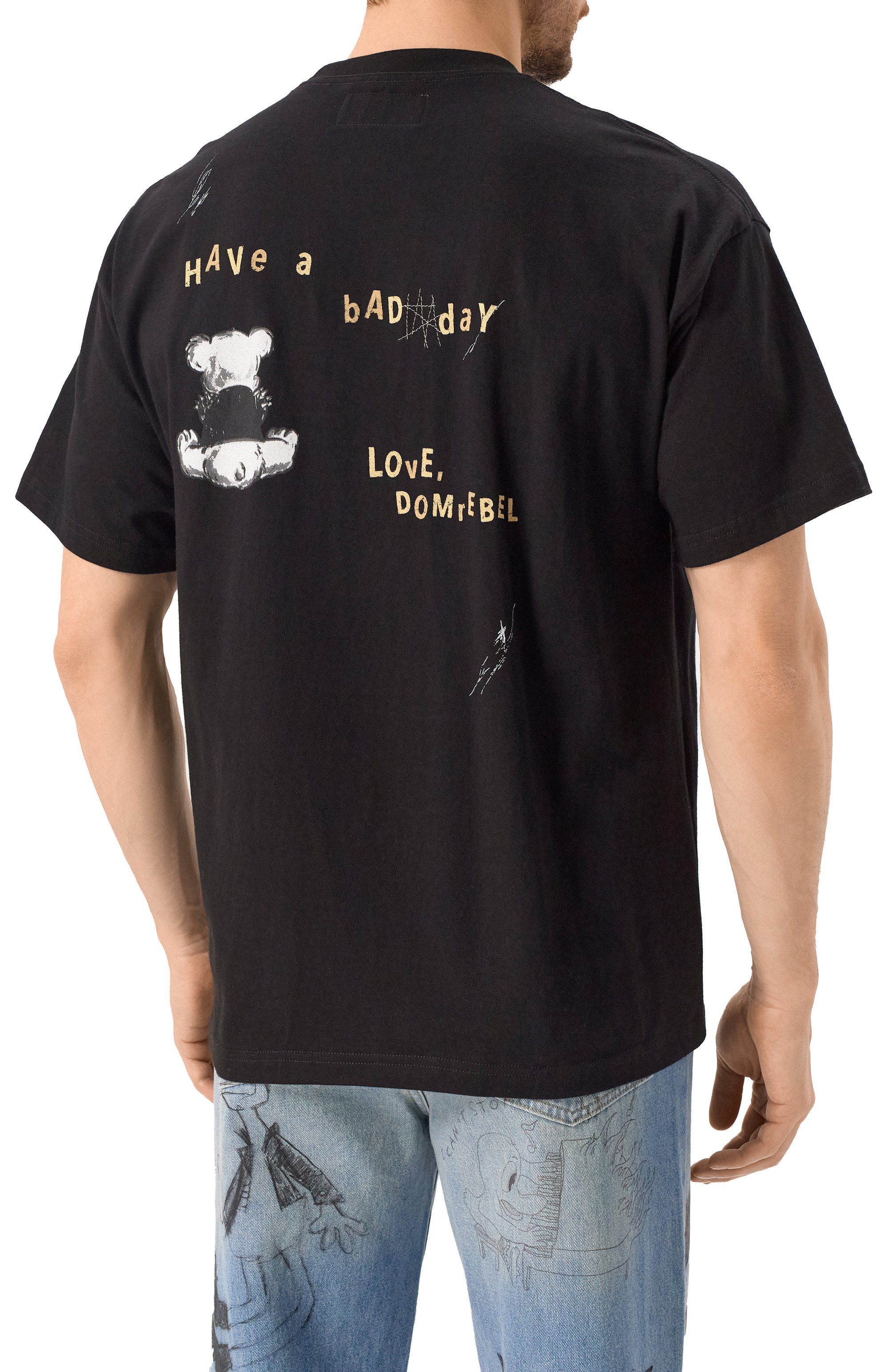 Хлопковая футболка DOMREBEL, арт. GL00MY/T-SHIRT, фото 4