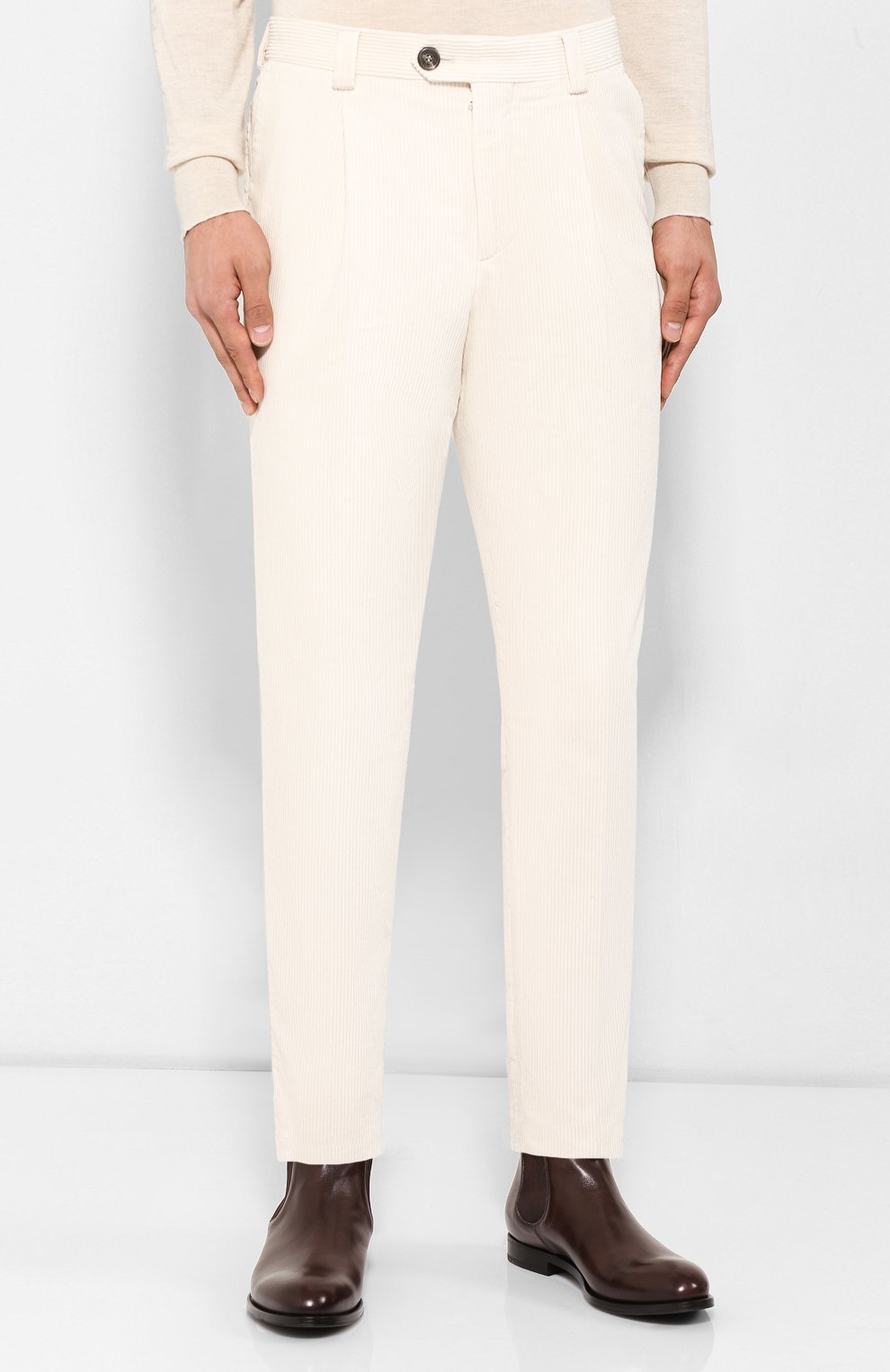 Вельветовые брюки BRUNELLO CUCINELLI, арт. ME233E1450, фото 3