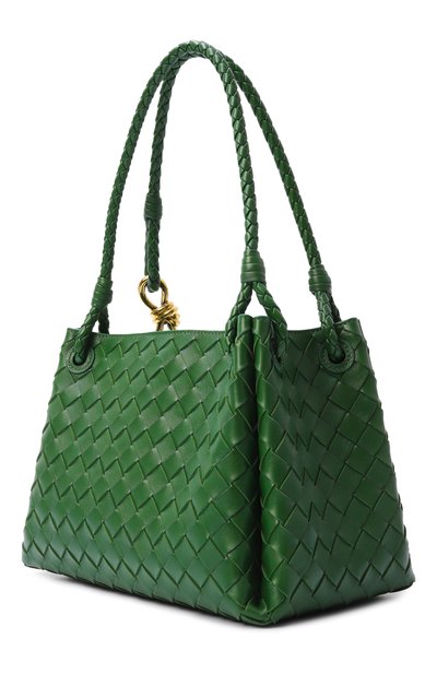 Сумка parachute medium BOTTEGA VENETA зеленого цвета по цене 590500 руб., арт. 835921/VCPPT, фото 4 Сумка parachute medium BOTTEGA VENETA, арт. 835921/VCPPT, фото 4