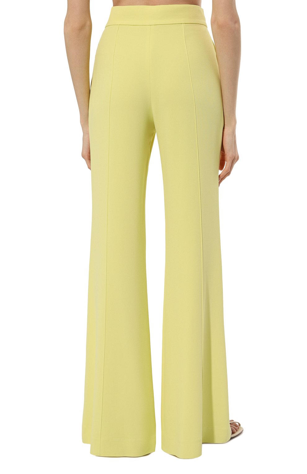 Брюки ELIE SAAB желтого цвета по цене 119000 руб., арт. P0005N, фото 4 Брюки ELIE SAAB, арт. P0005N, фото 4