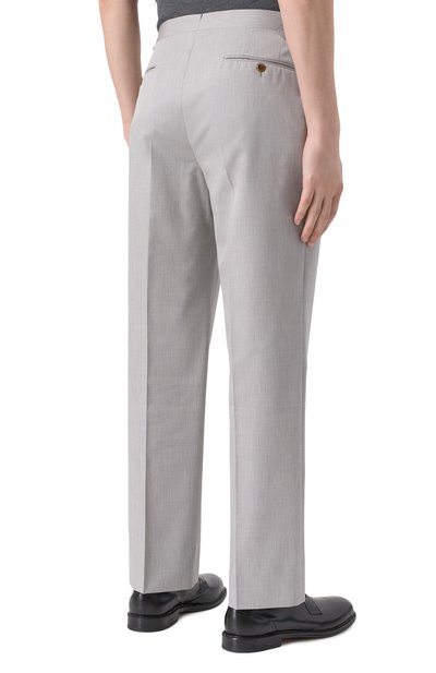 Брюки из шерсти и хлопка CORNELIANI, арт. 254L26-2514201, фото 4