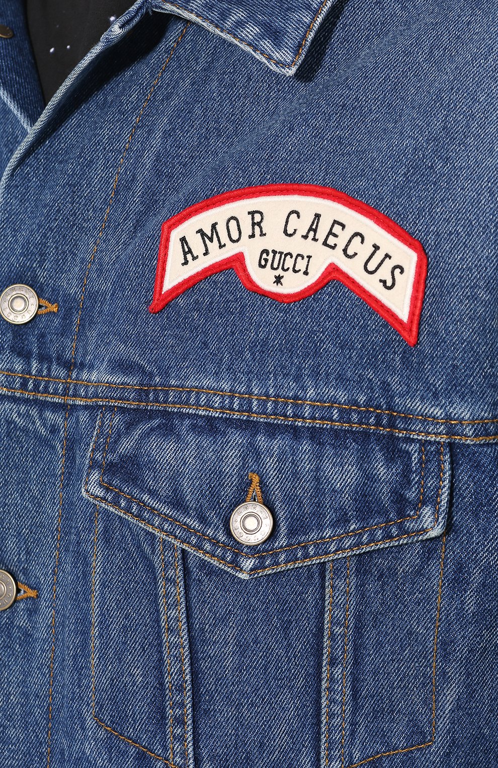 Джинсовая куртка GUCCI синего цвета по цене 285120 руб., арт. 475024/XDAAT, фото 5 Джинсовая куртка GUCCI, арт. 475024/XDAAT, фото 5