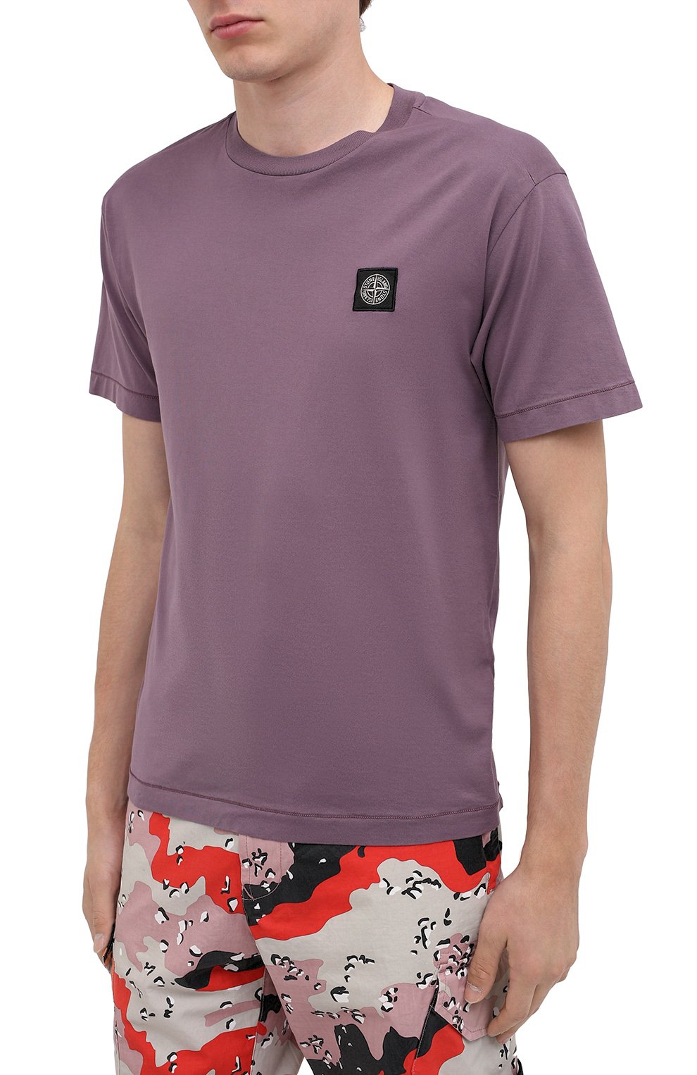 Хлопковая футболка STONE ISLAND, арт. 731524113, фото 3