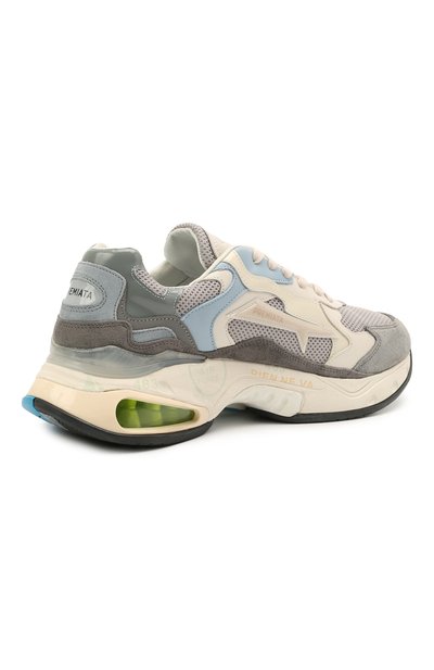 Комбинированные кроссовки sharky PREMIATA разноцветного цвета по цене 41500 руб., арт. SHARKY/VAR080, фото 4 Комбинированные кроссовки sharky PREMIATA, арт. SHARKY/VAR080, фото 4