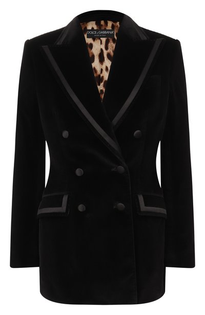 Женский бархатный жакет DOLCE & GABBANA, арт. F2JAWT/FUVG7