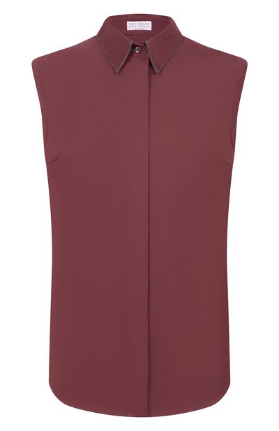 Женский хлопковый топ BRUNELLO CUCINELLI, арт. MP091MA616