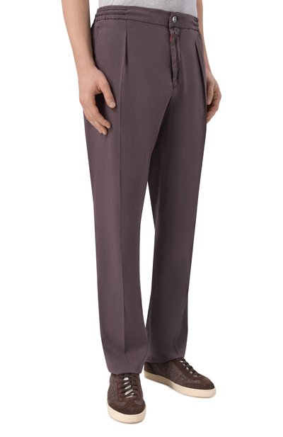 Брюки из лиоцелла KITON, арт. UP1LACRK0609H, фото 3