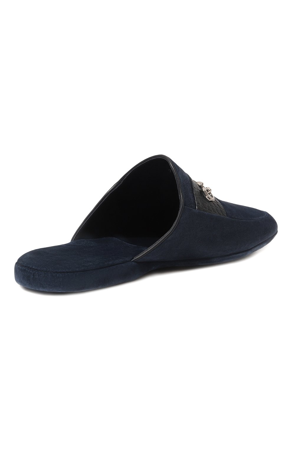 Домашние туфли с отделкой из кожи аллигатора STEFANO RICCI, арт. UL01_P757/CSSD/ALLIGAT0R MISSISSIPPIENSIS, фото 5