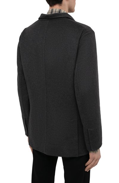 Пальто из шерсти викуньи BRUNELLO CUCINELLI темно-серого цвета по цене 2415000 руб., арт. MB4659923/VVIC, фото 4 Пальто из шерсти викуньи BRUNELLO CUCINELLI, арт. MB4659923/VVIC, фото 4