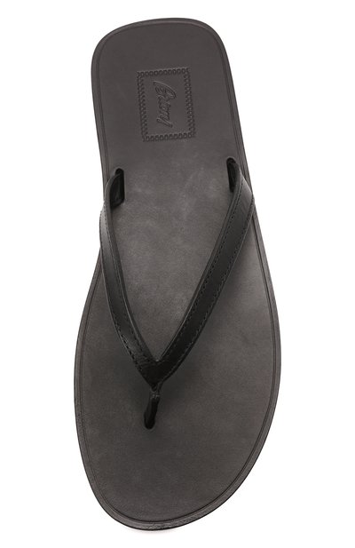 Кожаные шлепанцы BRIONI, арт. QYQA0L/P9720, фото 4