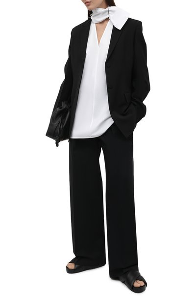 Хлопковый топ JIL SANDER белого цвета по цене 79100 руб., арт. JSWS566805-WS244200, фото 2 Хлопковый топ JIL SANDER, арт. JSWS566805-WS244200, фото 2
