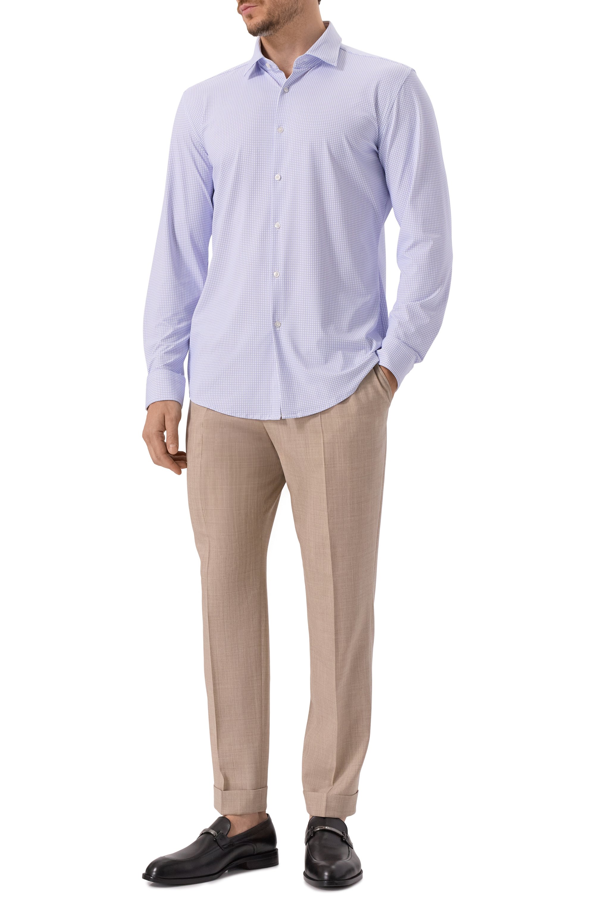 Шерстяные брюки BOSS, арт. 50545822, фото 2