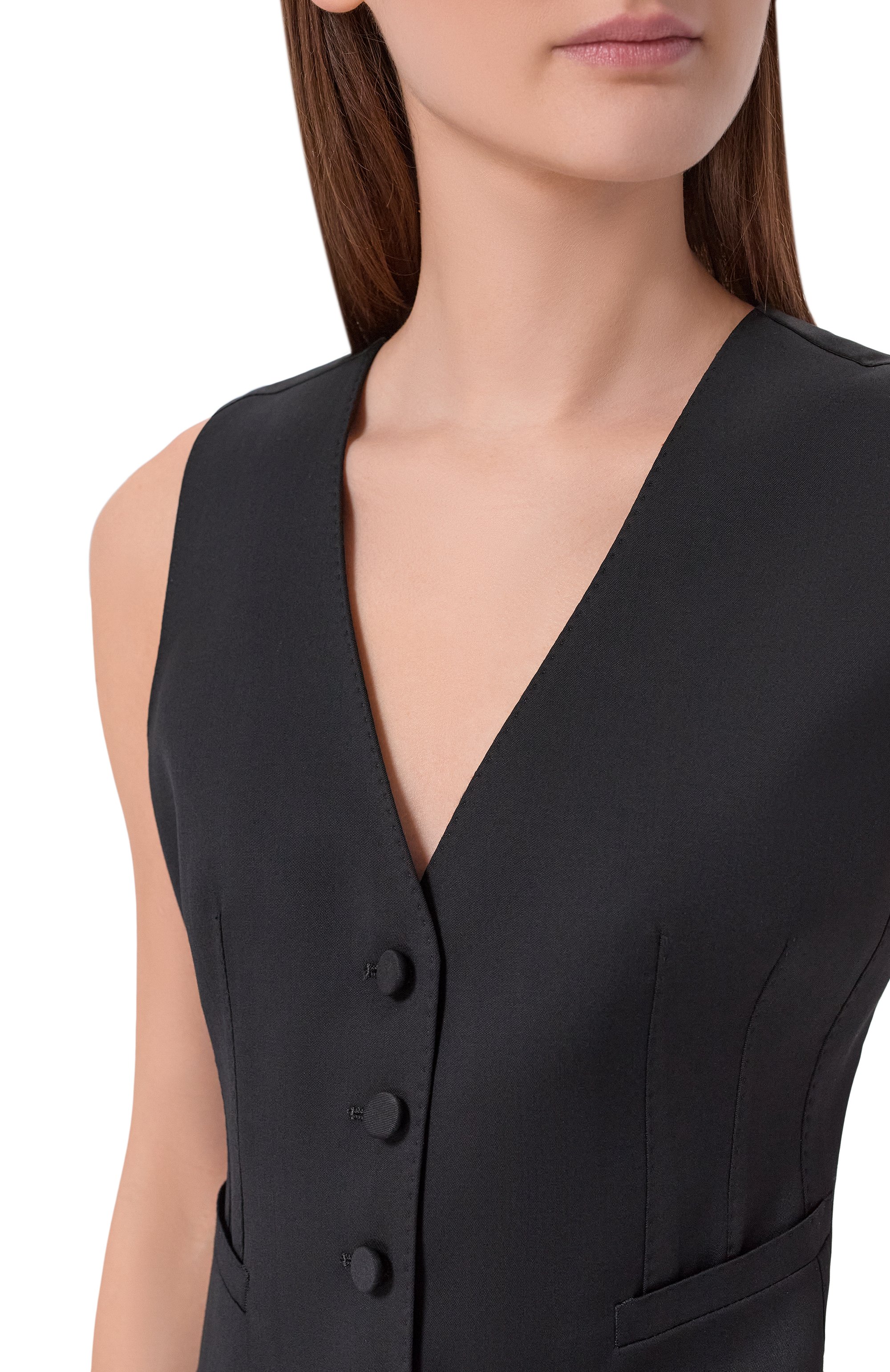 Шерстяной жилет MVST черного цвета по цене 97500 руб., арт. M26.2PW.J045/F150 TUXED0, фото 5 Шерстяной жилет MVST, арт. M26.2PW.J045/F150 TUXED0, фото 5