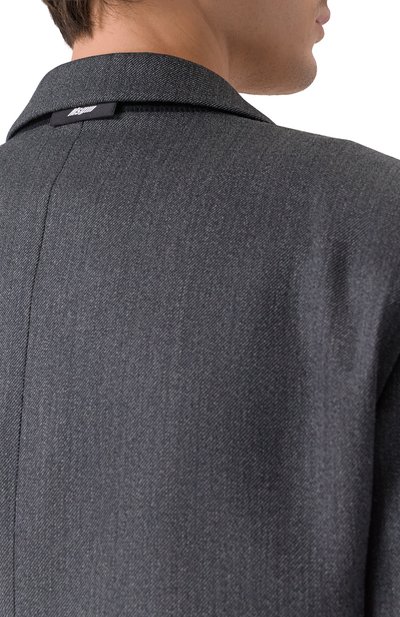 Шерстяной пиджак MSGM темно-серого цвета по цене 69950 руб., арт. 3940MG09/257506, фото 5 Шерстяной пиджак MSGM, арт. 3940MG09/257506, фото 5