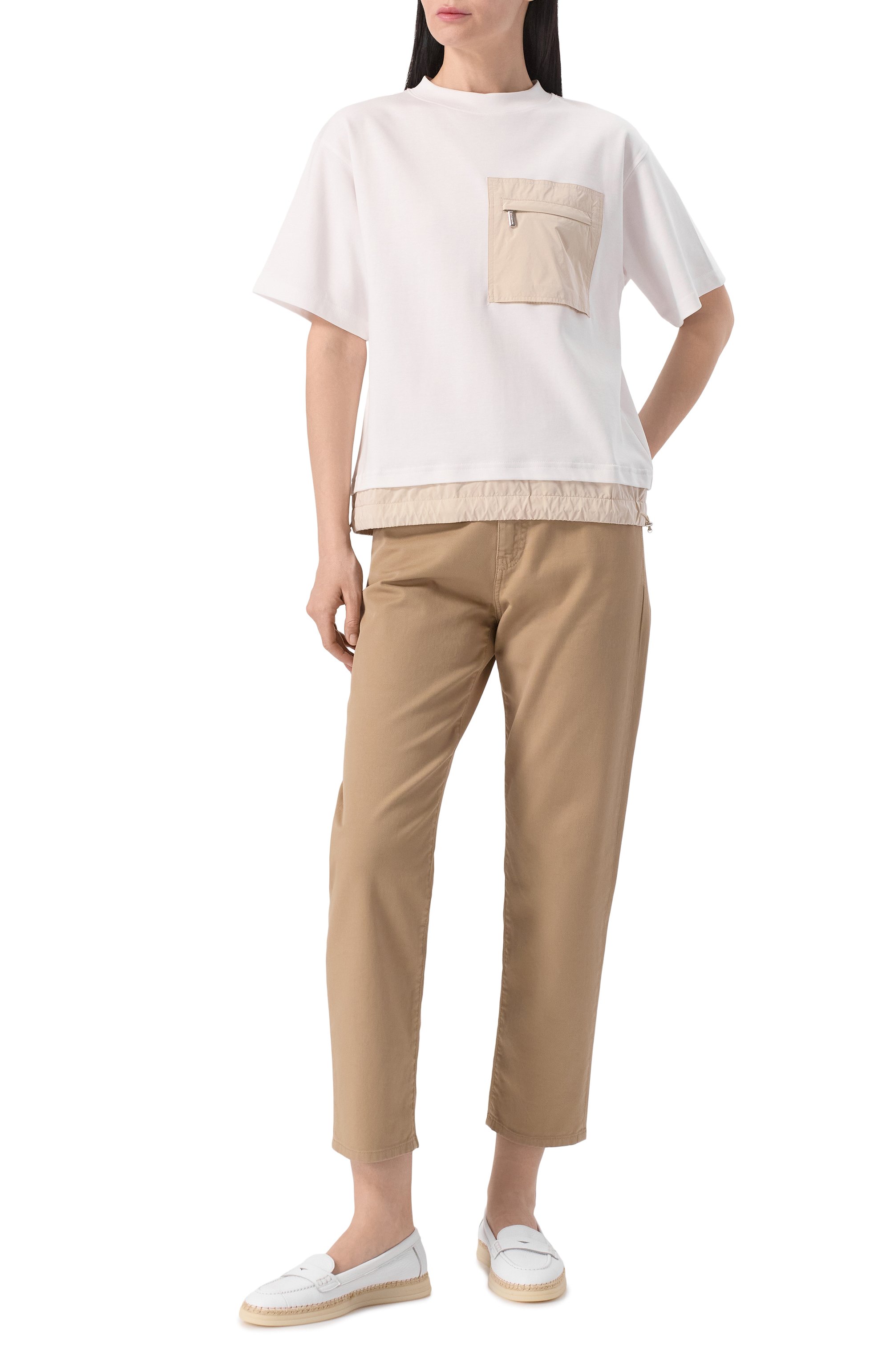 Хлопковая футболка MOORER, арт. SAM0A-JT0, фото 2