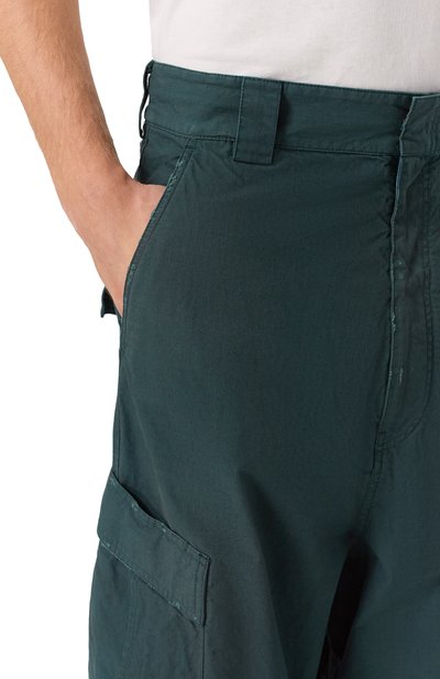 Хлопковые брюки-карго BALENCIAGA темно-зеленого цвета по цене 226500 руб., арт. 838815/TSP01, фото 5 Хлопковые брюки-карго BALENCIAGA, арт. 838815/TSP01, фото 5