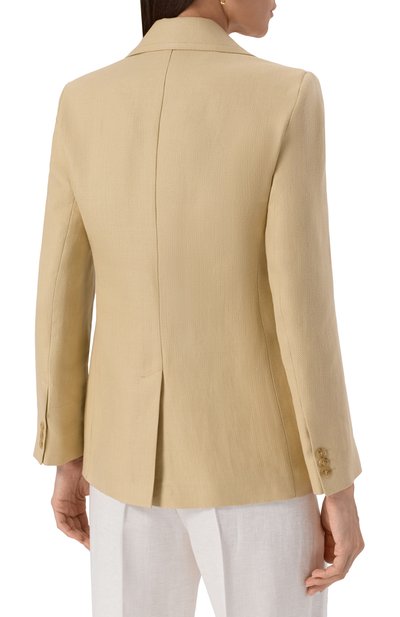 Жакет из хлопка и льна WEEKEND MAX MARA, арт. GALLI, фото 4