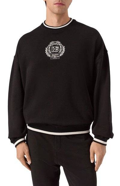 Хлопковый свитшот DOLCE & GABBANA, арт. G9BIQZ/HU7DU, фото 3