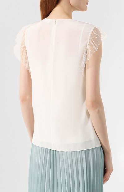 Шелковый топ REDVALENTINO, арт. SR3AEB25/323, фото 4