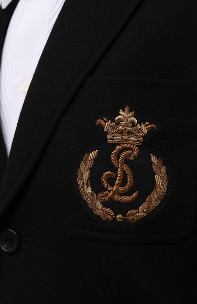 Шерстяной жакет SAINT LAURENT, арт. 669592/Y514F, фото 5