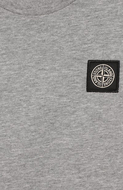 Хлопковая футболка STONE ISLAND, арт. 701620147/4, фото 3