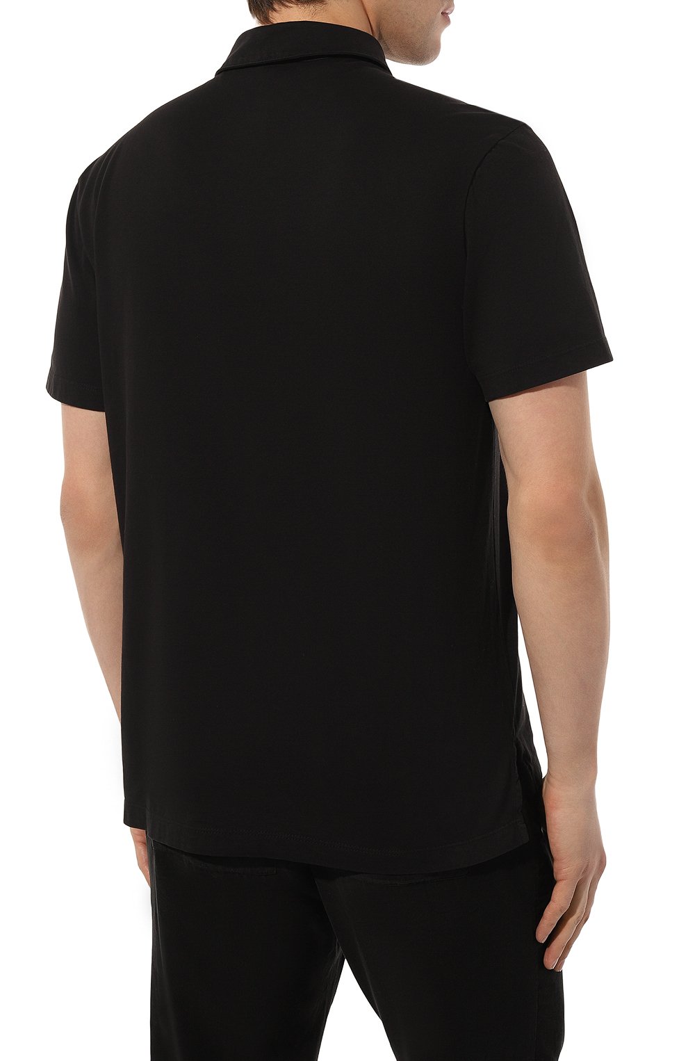 Хлопковое поло JAMES PERSE, арт. MSX3337/BLK, фото 4