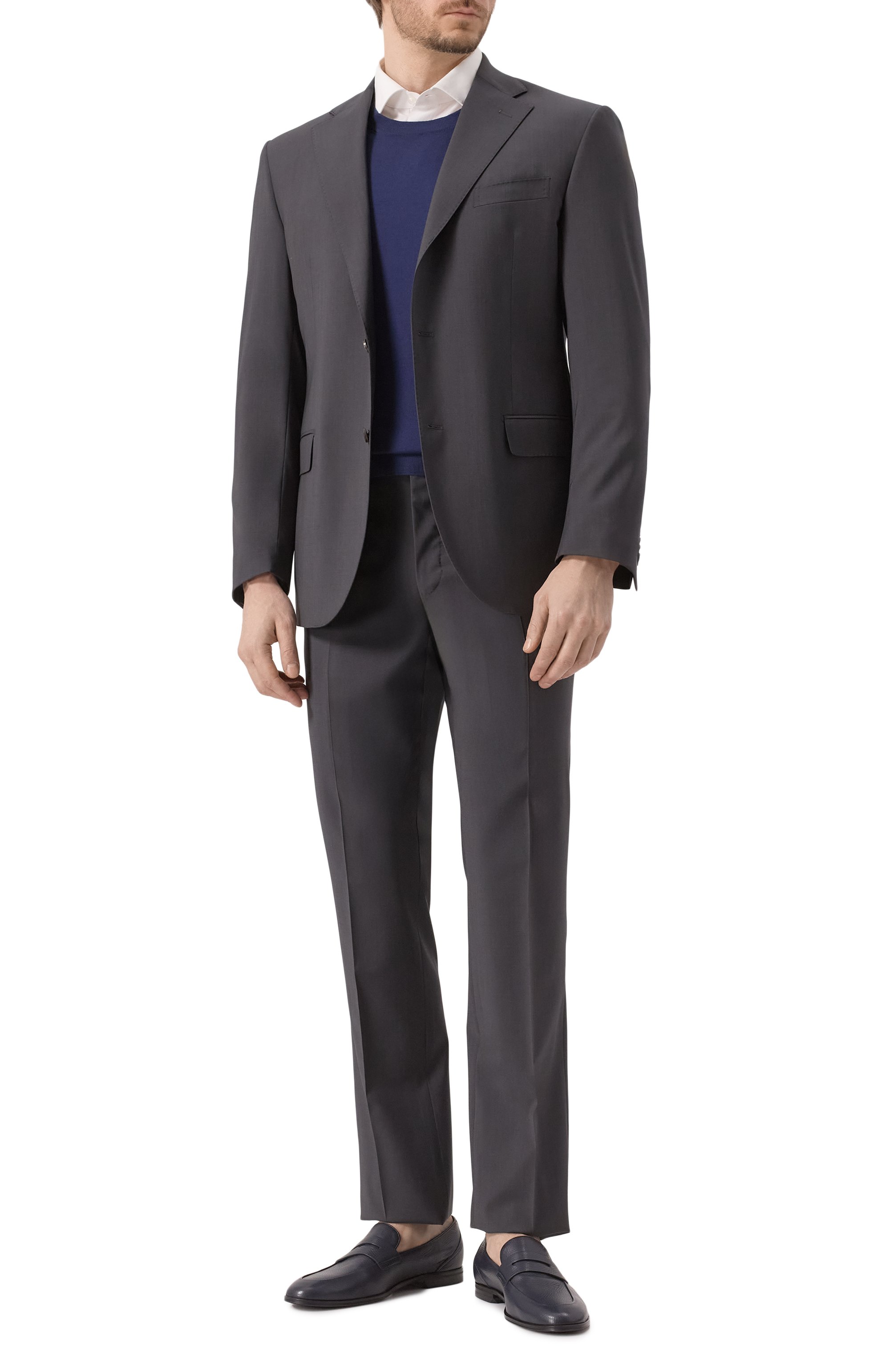 Хлопковый джемпер BRUNELLO CUCINELLI, арт. M2900100, фото 2