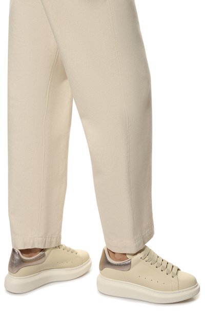 Кожаные кеды oversized ALEXANDER MCQUEEN, арт. 650792/WHZN2, фото 3