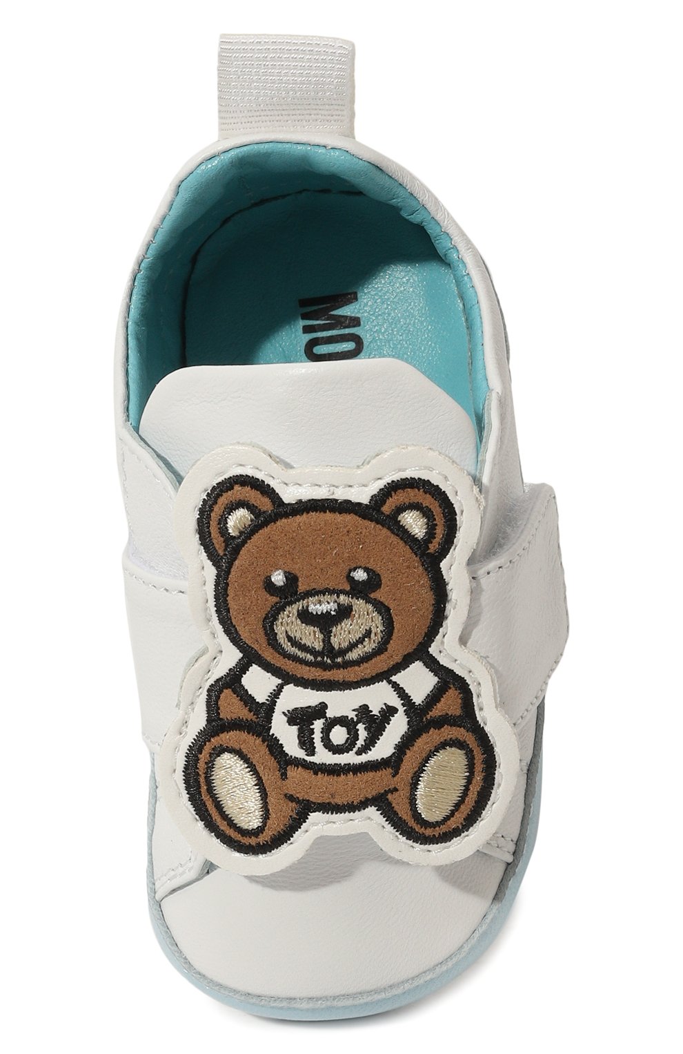 Кожаные пинетки MOSCHINO, арт. 77279, фото 4