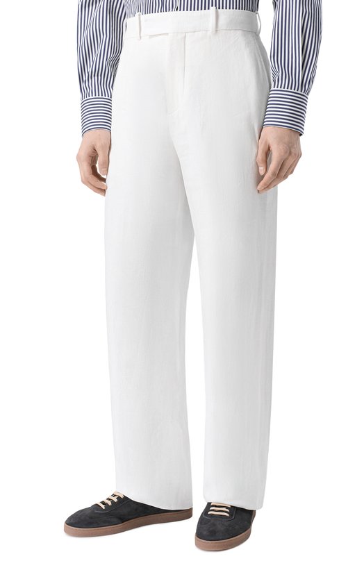 Льняные брюки MVST M25.2MM.T403 Белый  M25.2MM.T403 Фото 3