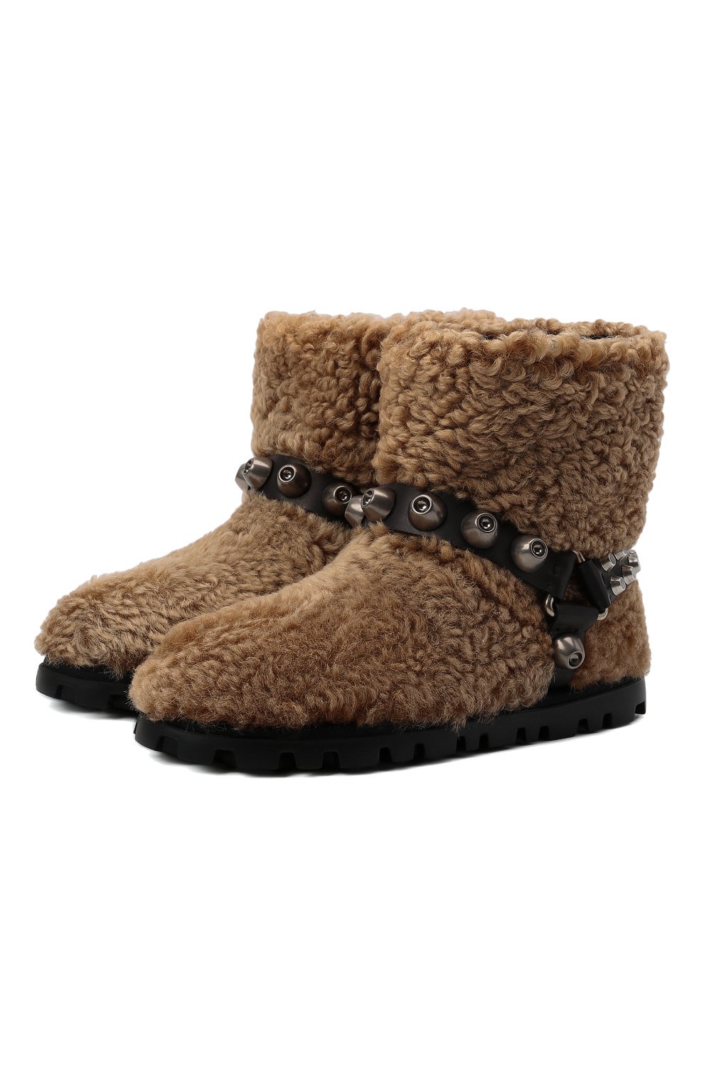 Меховые сапоги MIU MIU, арт. 5U573D-3LJA-F0046-M010, фото 1