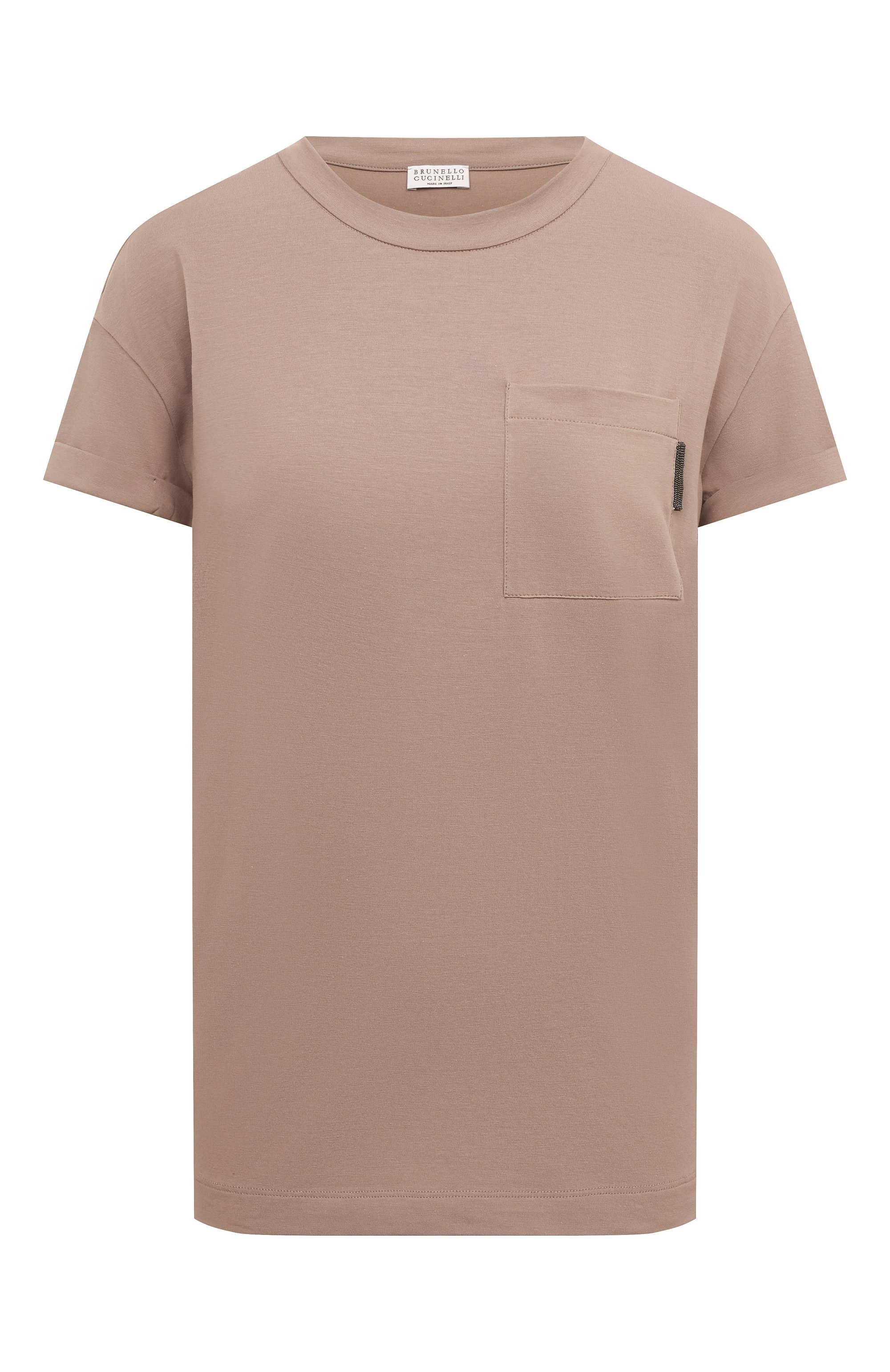 Хлопковая футболка BRUNELLO CUCINELLI, арт. M0T18BB300, фото 1