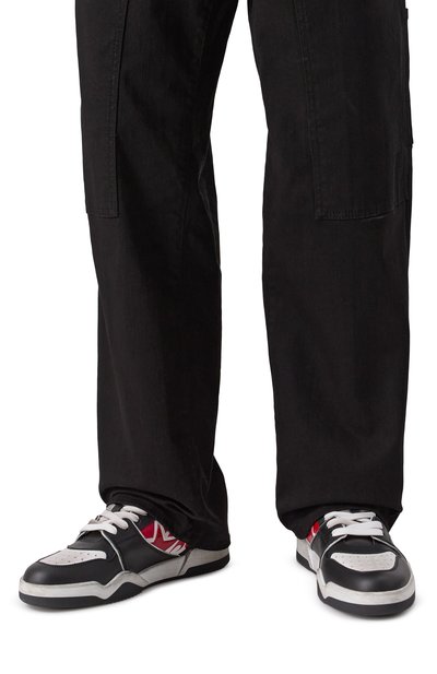 Кожаные кеды spiker DSQUARED2, арт. SNM0428, фото 3