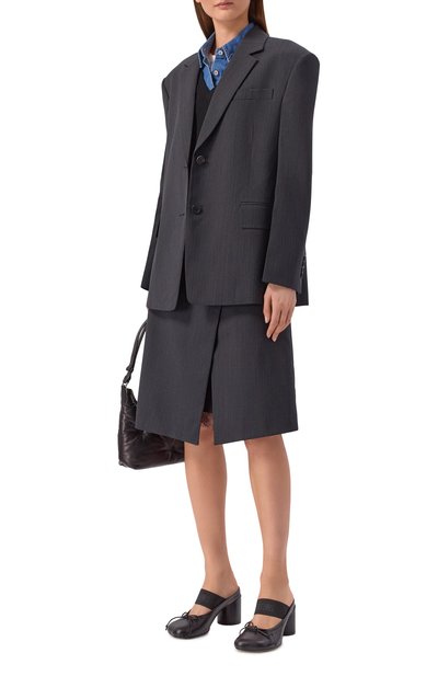 Жакет JUUN.J серого цвета по цене 99500 руб., арт. JW6211W00, фото 2 Жакет JUUN.J, арт. JW6211W00, фото 2