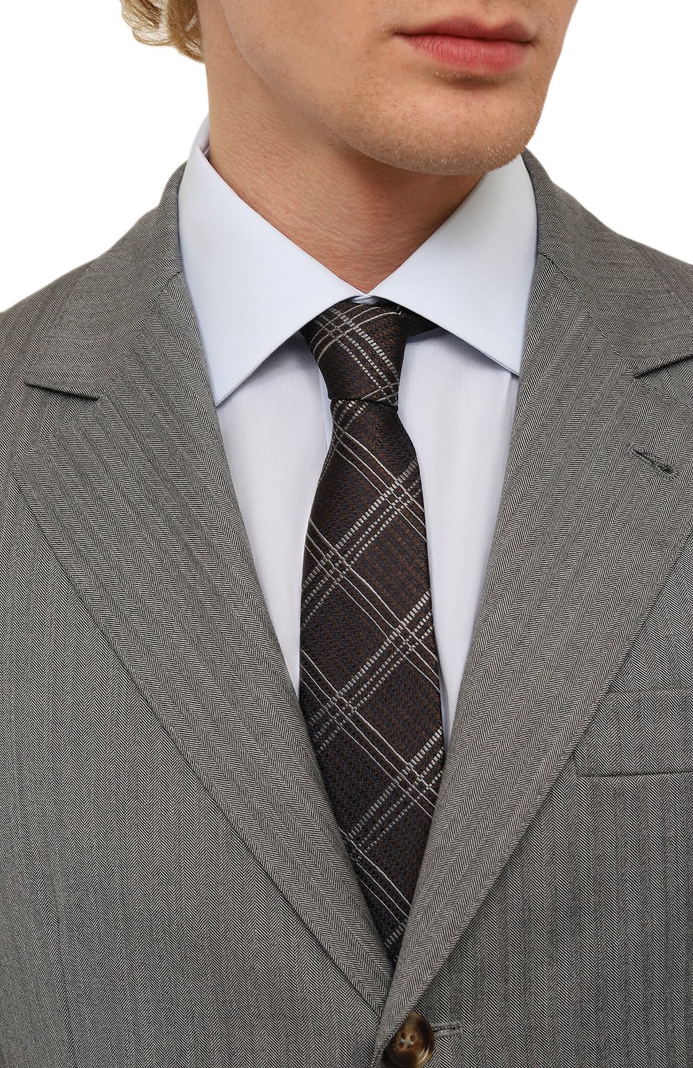 Шелковый галстук CANALI, арт. 18/HJ03809, фото 2