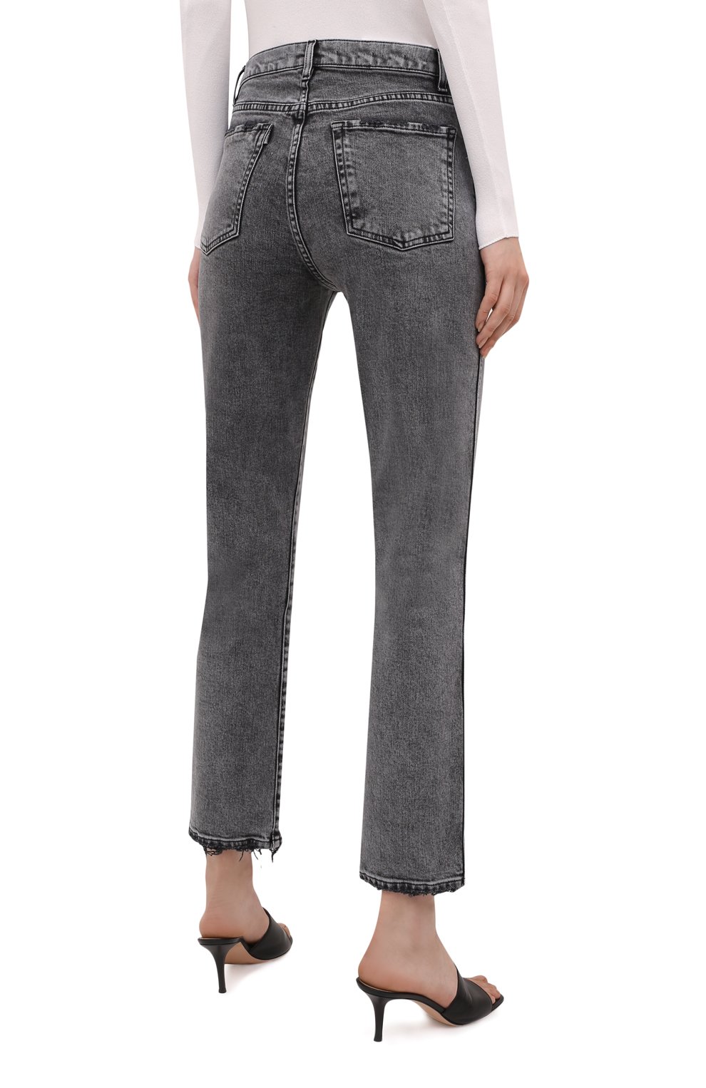 Джинсы 3X1 серого цвета по цене 25100 руб., арт. WP017966/MACHINE, фото 4 Джинсы 3X1, арт. WP017966/MACHINE, фото 4