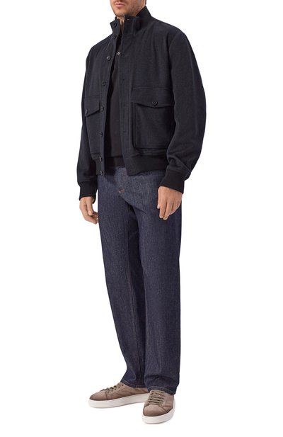 Мужская хлопковое поло KITON, арт. UMKXX35