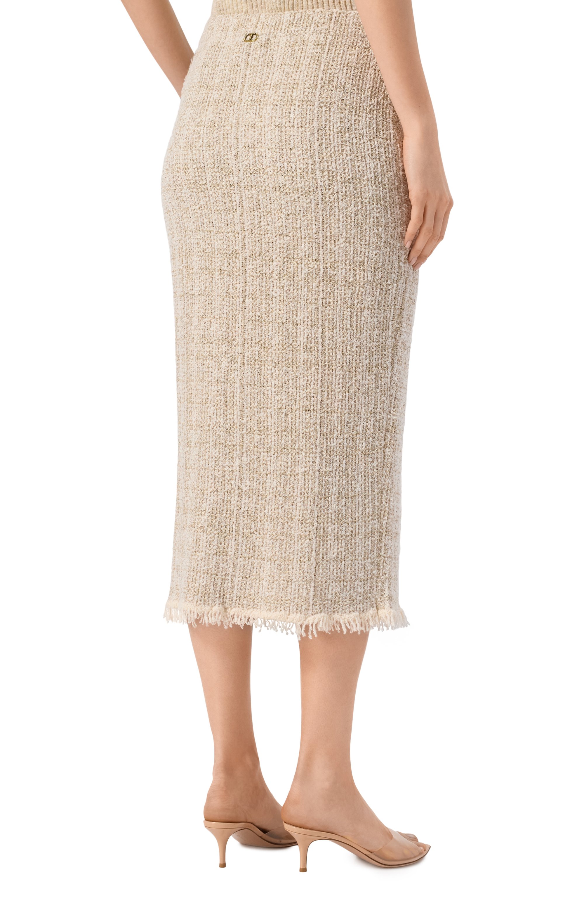 Юбка из хлопка и вискозы TWINSET, арт. 251TP3563, фото 4