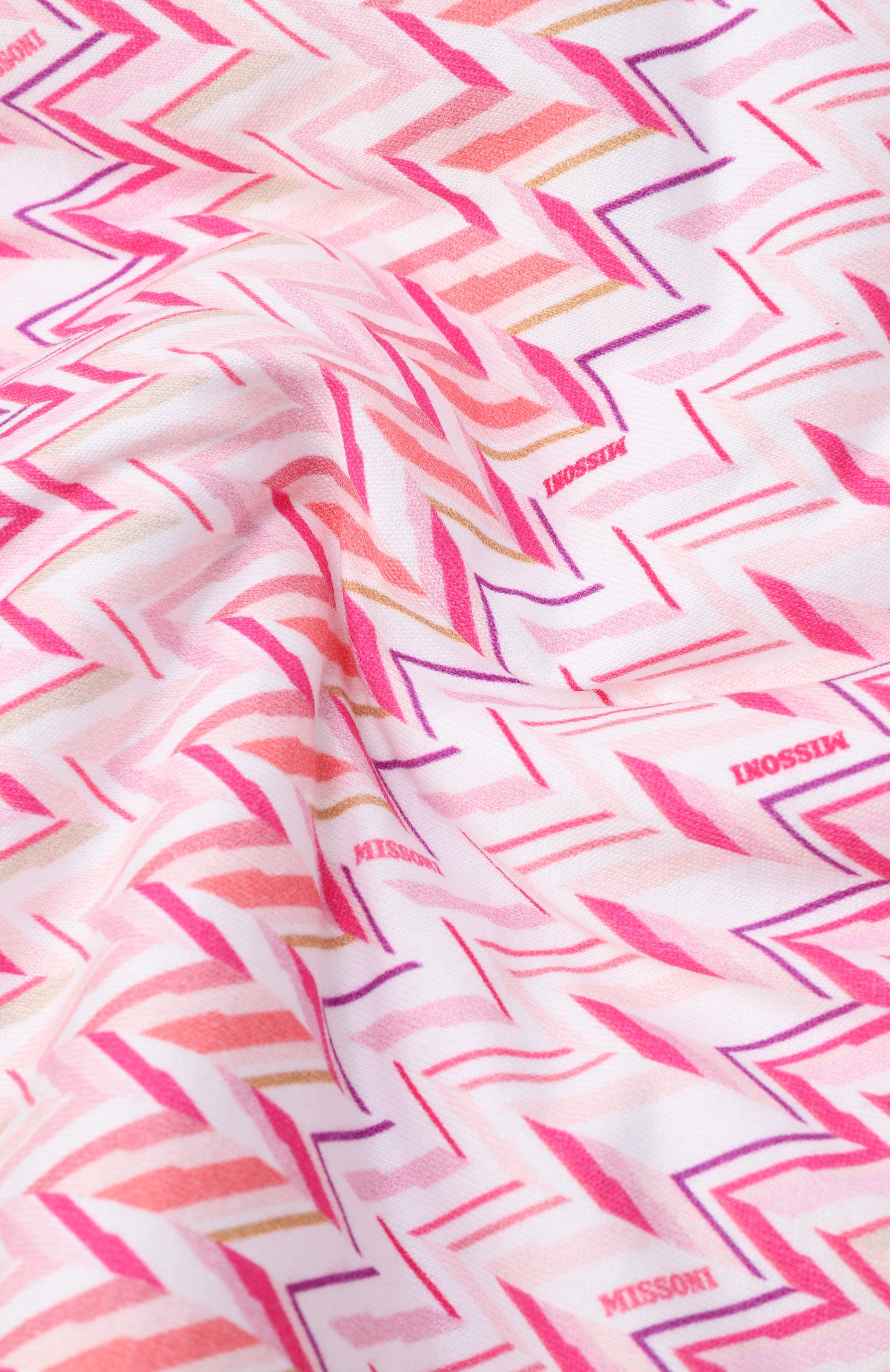 Хлопковое одеяло MISSONI розового цвета по цене 23100 руб., арт. MY0010/Z3674, фото 2 Хлопковое одеяло MISSONI, арт. MY0010/Z3674, фото 2