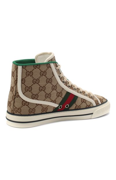 Текстиль ные кеды gucci tennis 1977 GUCCI, арт. 627838/HVK70, фото 5