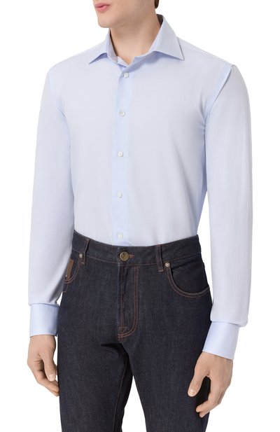 Хлопковая сорочка CANALI, арт. NCL7018/GR03301, фото 3