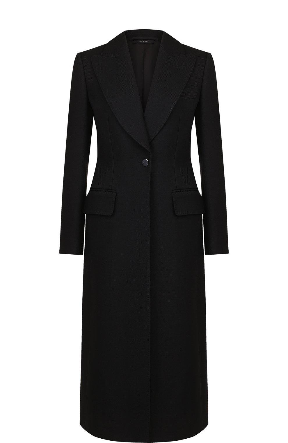 Однотонное шерстяное пальто на одной пуговице TOM FORD, арт. CP1443-FAX211, фото 1