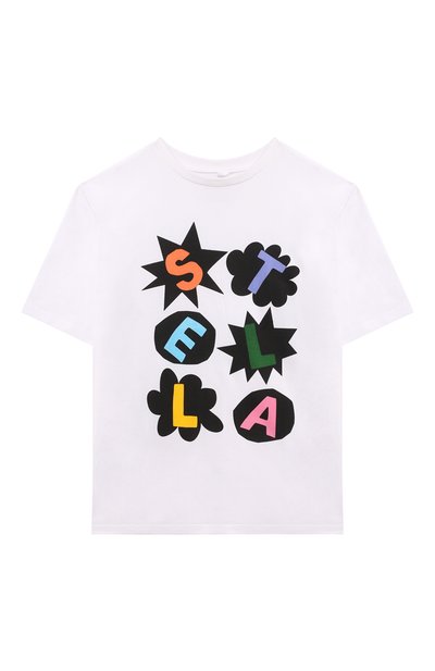 Хлопковая футболка STELLA MCCARTNEY, арт. TV8D71