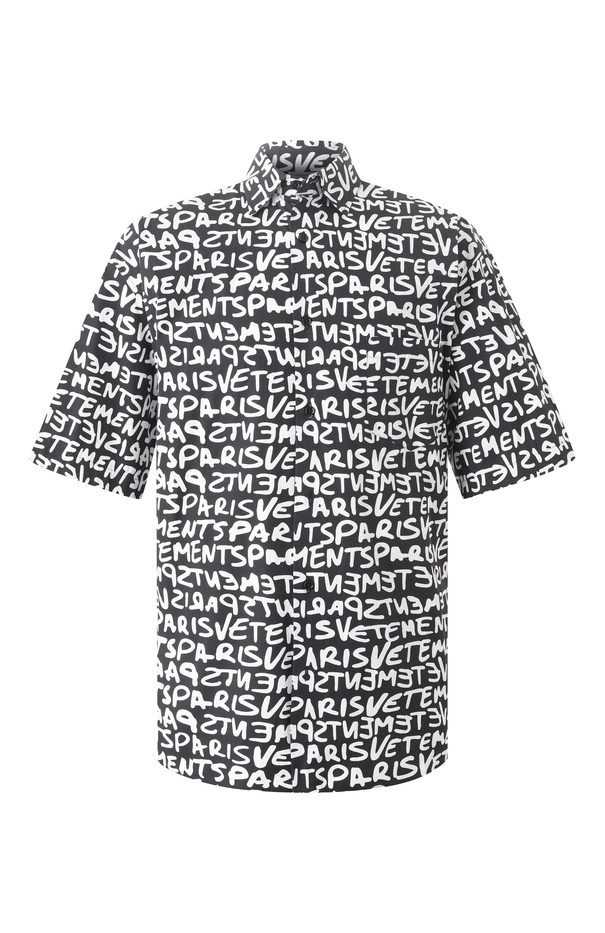 Хлопковая рубашка VETEMENTS, арт. UE64SH800BW, фото 1