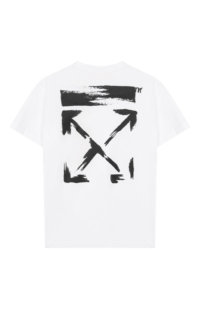 Хлопковая футболка OFF-WHITE, арт. 0BAA002S26JER006, фото 2