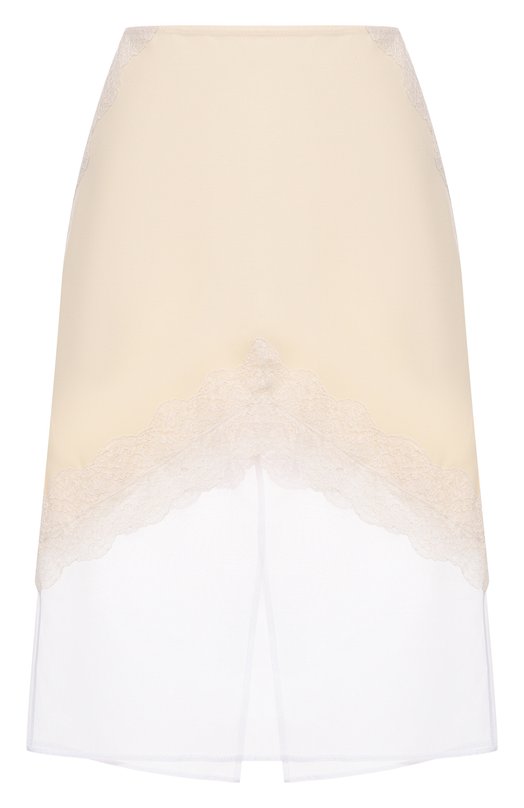 Шерстяная юбка Jil Sander J03MA0257/J40291 Кремовый J03MA0257/J40291