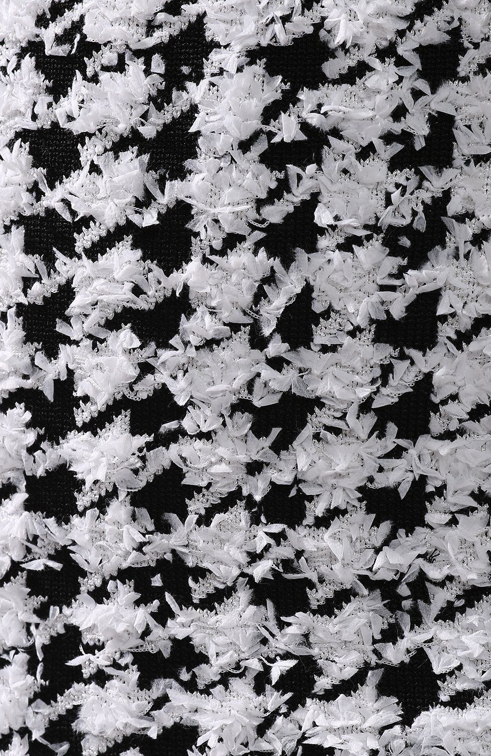 Юбка из вискозы BALMAIN черно-белого цвета по цене 142500 руб., арт. RF14448/K258, фото 5 Юбка из вискозы BALMAIN, арт. RF14448/K258, фото 5