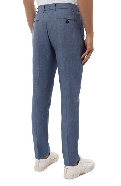 Брюки изо льна и хлопка BERWICH, арт. GL0BE, фото 4