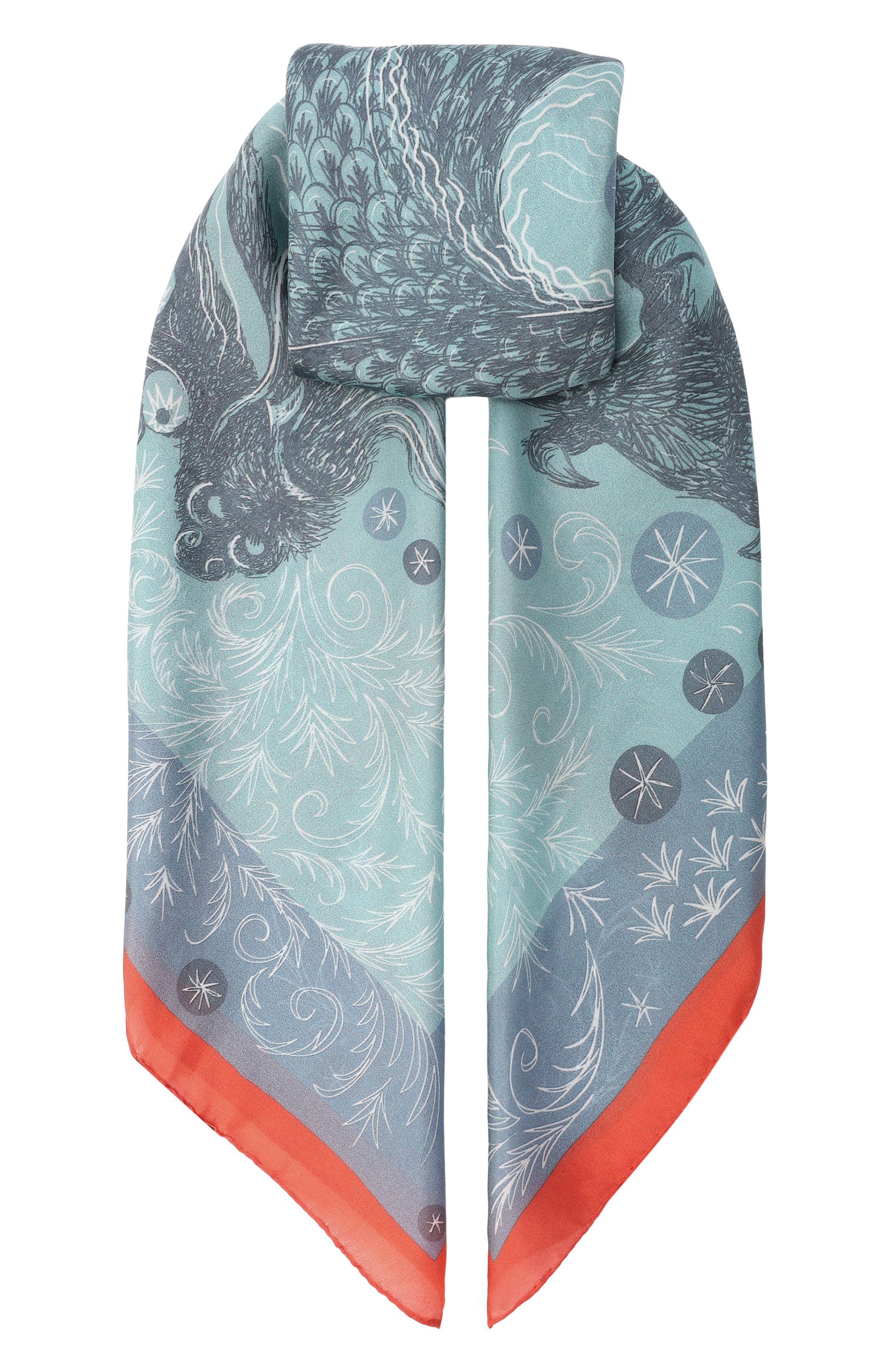 Шелковый платок дракон GOURJI, арт. 91131537/44172, фото 1