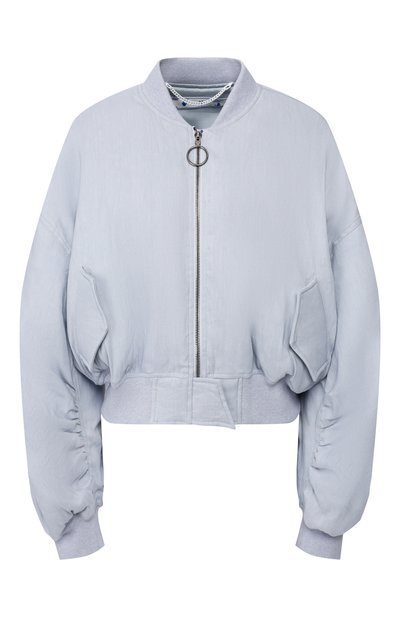 Бомбер из смеси льна и вискозы OFF-WHITE, арт. 0WEA200S20FAB0024001, фото 1